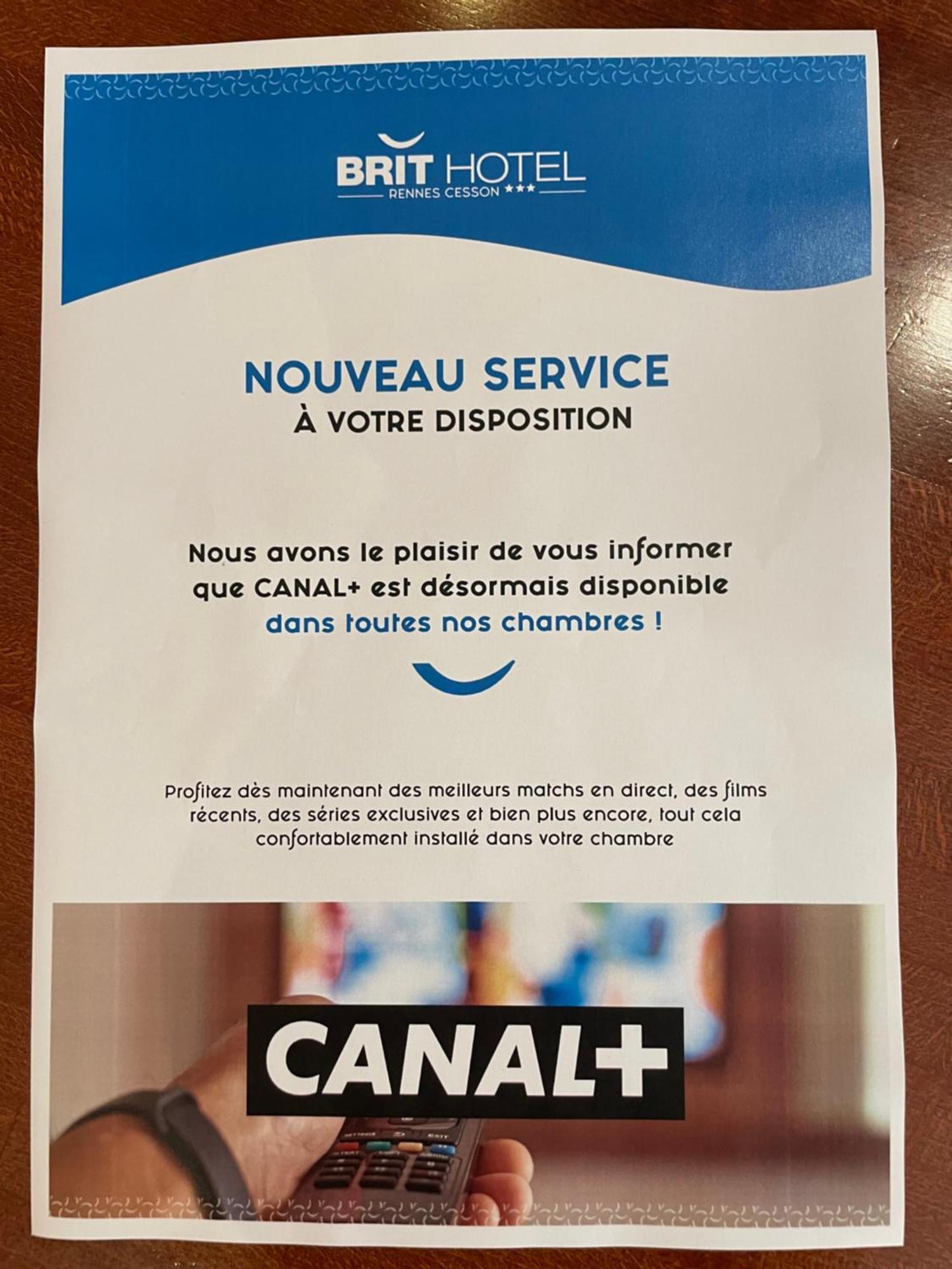 Brit Hotel Rennes Cesson ภายนอก รูปภาพ